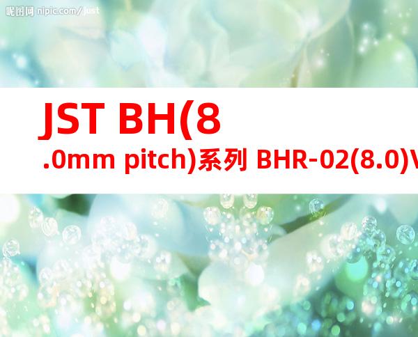 JST BH(8.0mm pitch)系列 BHR-02(8.0)VS-1N产品规格书